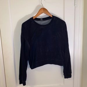 Black Velvet Sweatshirt